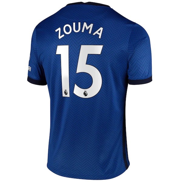 Maillot Football Chelsea NO.15 Zouma Domicile 2020-21 Bleu